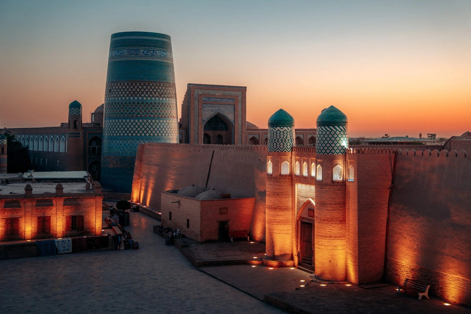 Khiva — Itchan Kala minarets