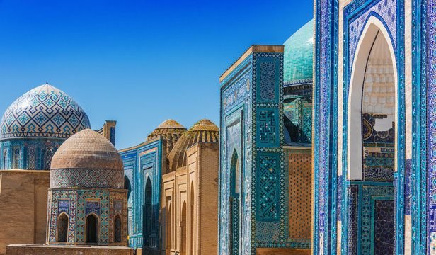 Samarkand — Registan madrasah courtyard