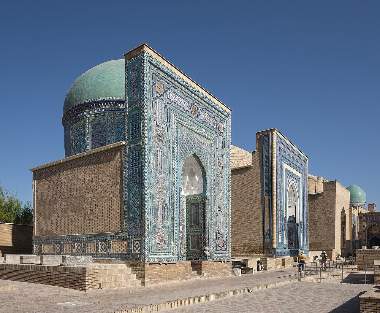 Samarkand and Bukhara tour — Shah-i-Zinda turquoise domes
